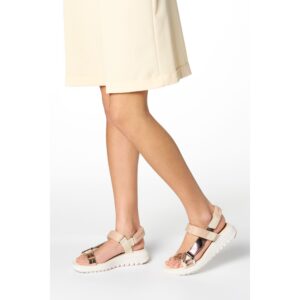 Γυναικεία σανδάλια GEOX D Flextride S D65BSD 0BCBN C1S5M Papyrus/dk beige