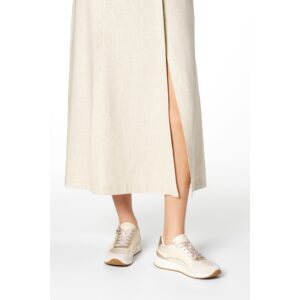 Γυναικεία sneakers GEOX D Bulmya D65NQB 054AC C1S2L Papyrus/lt gold