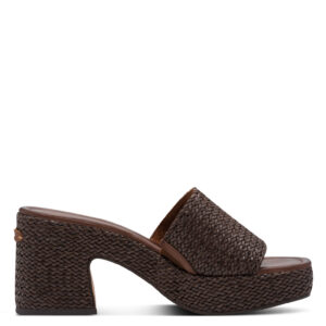 Γυναικεία πέδιλα mules Tamaris 1-27232-46-304 Mocca