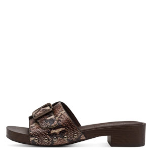 Γυναικεία mules Tamaris 1-27313-46-386 Brown snake