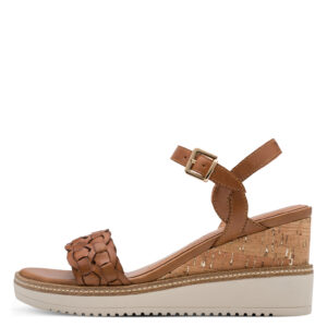 Γυναικείες πλατφόρμες Tamaris 1-28334-46-305 Cognac