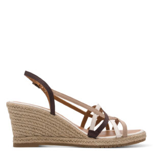 Γυναικείες πλατφόρμες  Tamaris 1-28364-46-344 Taupe comb