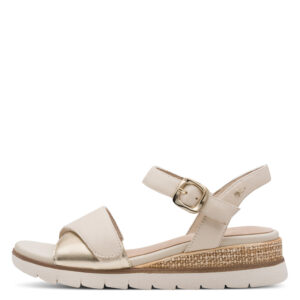 Γυναικεία σανδάλια Tamaris Comfort 8-88736-46-491 Ivory/gold