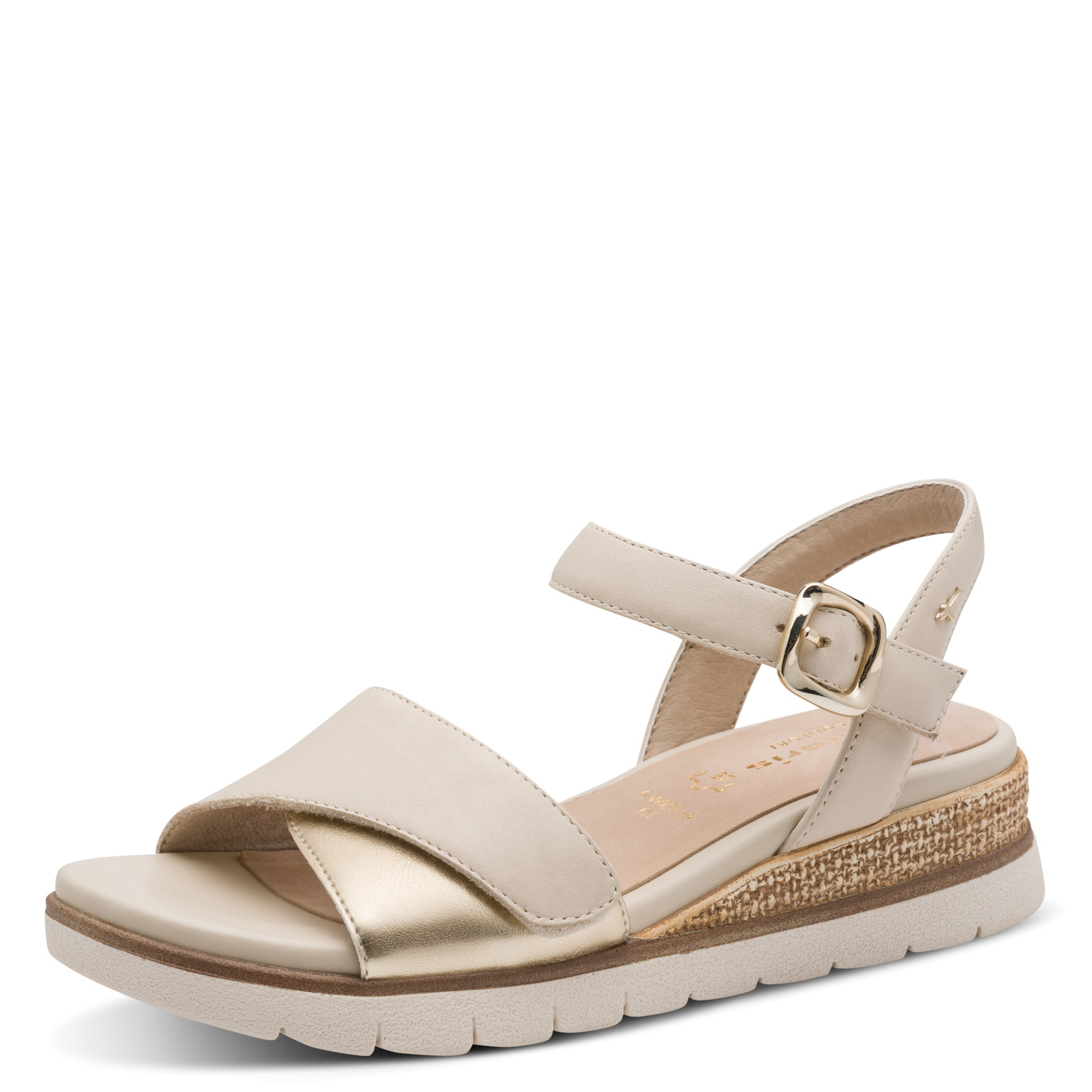 Γυναικεία σανδάλια Tamaris Comfort 8-88736-46-491 Ivory/gold 3 Γυναικεία σανδάλια Tamaris Comfort 8-88736-46-491 Ivory/gold - Image 3