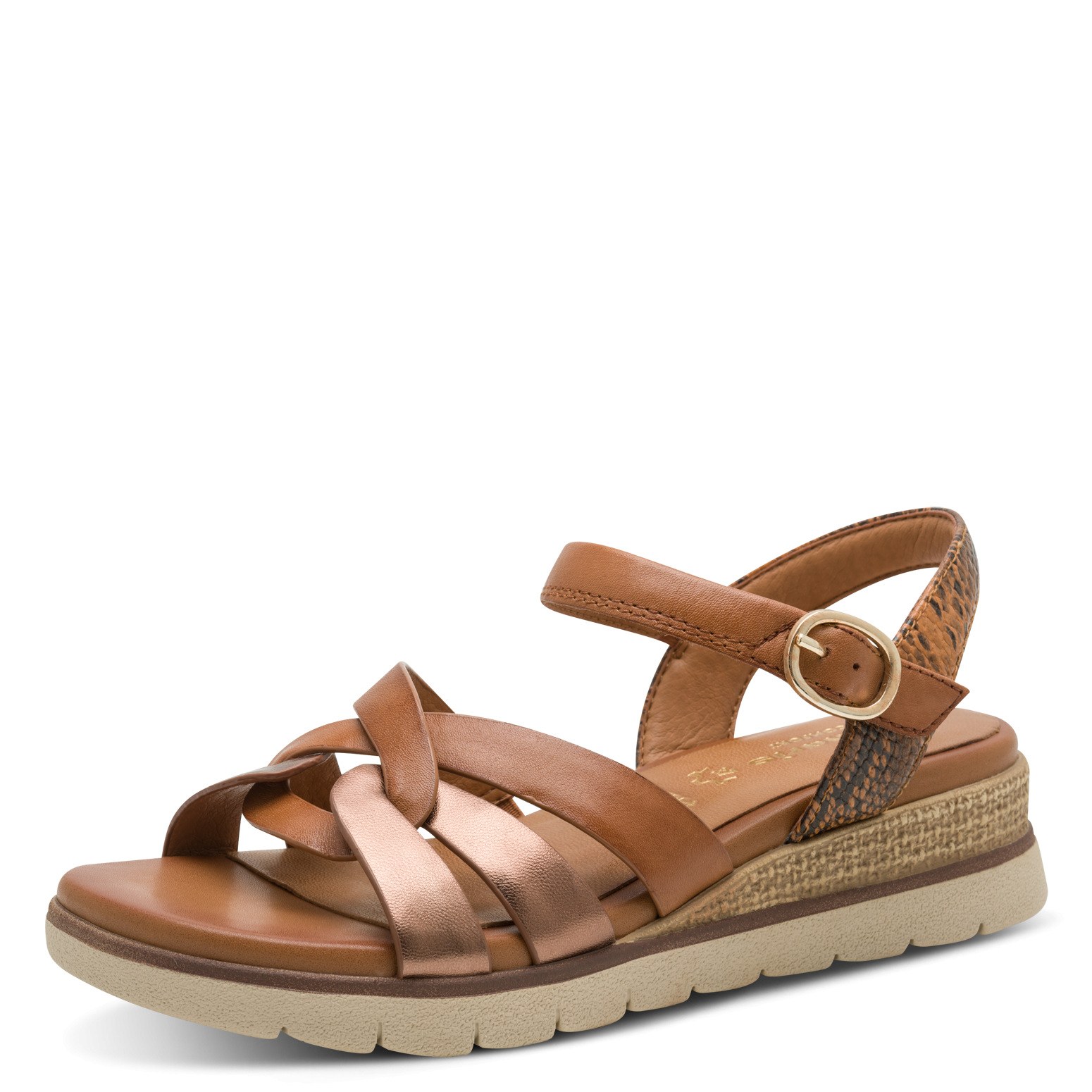 Γυναικεία σανδάλια Tamaris Comfort 8-88739-46-396 Cognac 3 Γυναικεία σανδάλια Tamaris Comfort 8-88739-46-396 Cognac - Image 3