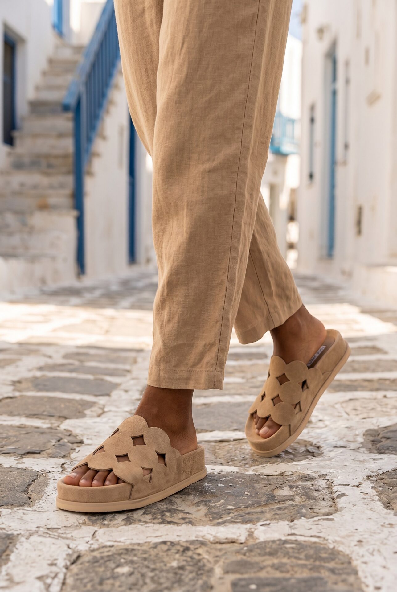 Γυναικεία σανδάλια Sofia Manta SM/2098/Beige 5 Γυναικεία σανδάλια Sofia Manta SM/2098/Beige - Image 5