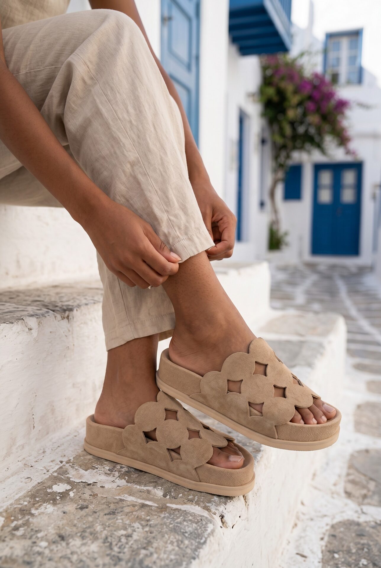 Γυναικεία σανδάλια Sofia Manta SM/2098/Beige 3 Γυναικεία σανδάλια Sofia Manta SM/2098/Beige - Image 3