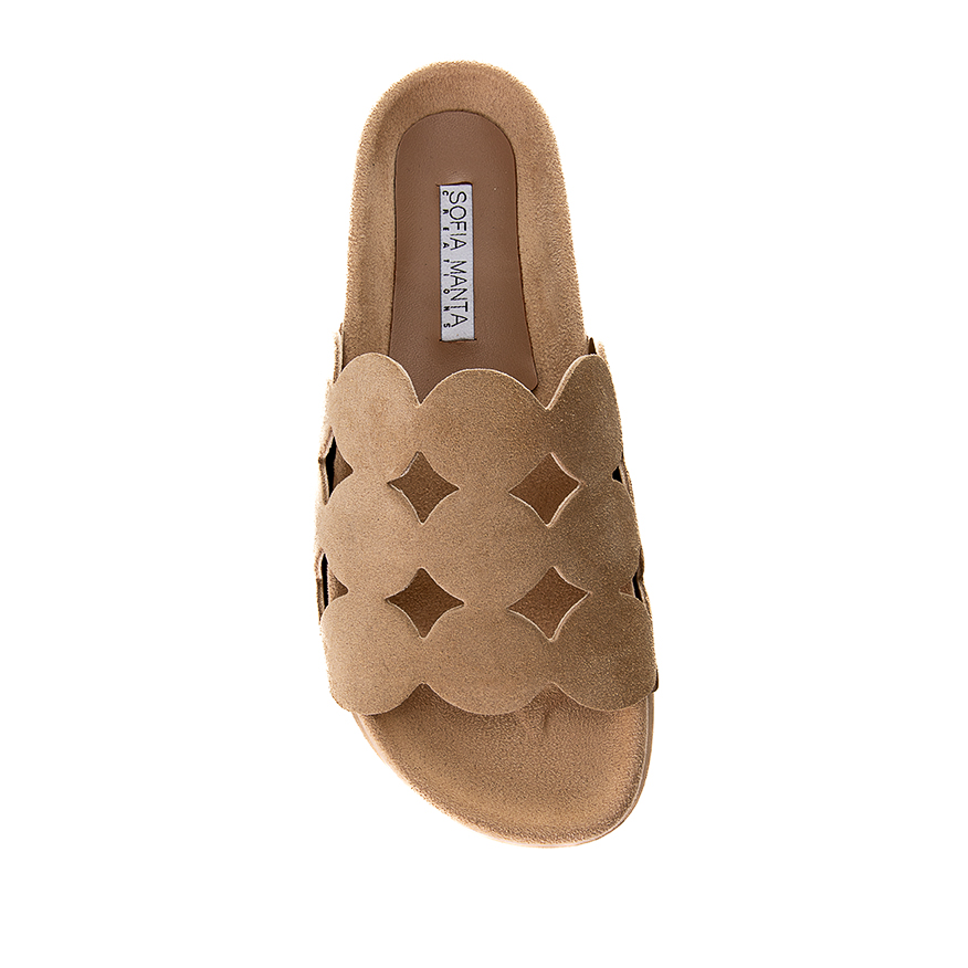 Γυναικεία σανδάλια Sofia Manta SM/2098/Beige 4 Γυναικεία σανδάλια Sofia Manta SM/2098/Beige - Image 4
