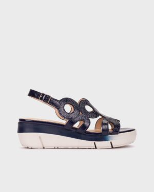 Γυναικείες πλατφόρμες WONDERS Flynn 82 D-8282 Μπλε