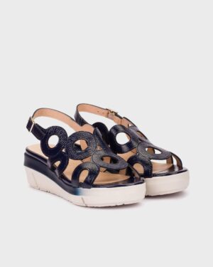 Γυναικείες πλατφόρμες WONDERS Flynn 82 D-8282 Μπλε