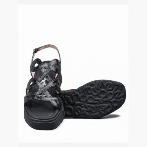 Γυναικείες πλατφόρμες WONDERS Heaven 03 A-4503 Μαύρο