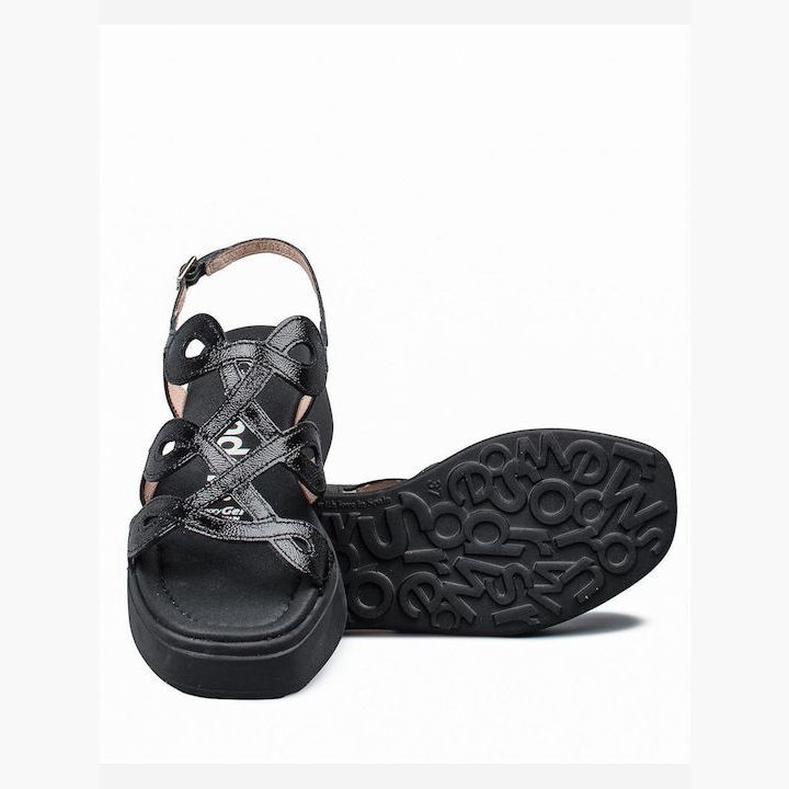 Γυναικείες πλατφόρμες WONDERS Heaven 03 A-4503 Μαύρο 2 Γυναικείες πλατφόρμες WONDERS Heaven 03 A-4503 Μαύρο - Image 2