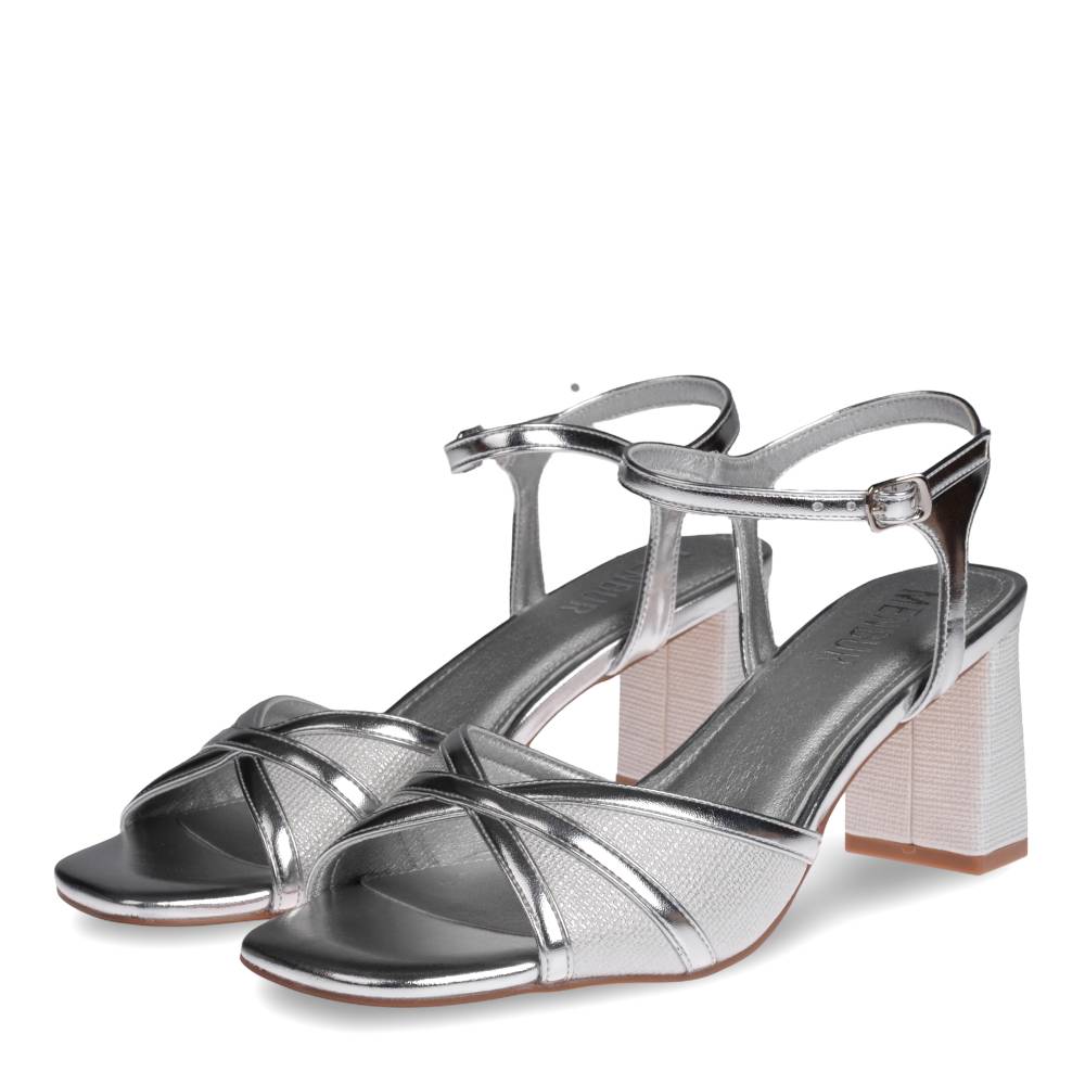 Γυναικεία πέδιλα Menbur AM77409 Silver 4 Γυναικεία πέδιλα Menbur AM77409 Silver - Image 4