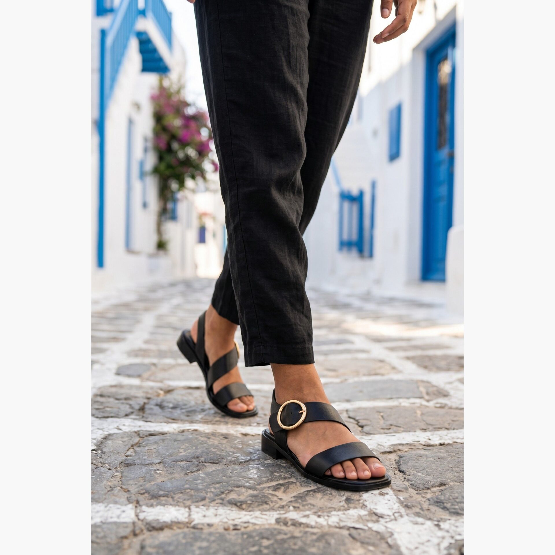 Γυναικεία σανδάλια Sofia Manta SM/234/Black 1 Γυναικεία σανδάλια Sofia Manta SM/234/Black