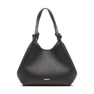 Γυναικεία τσάντα ώμου DKNY Paula Tote R42BAE49 Black/gold