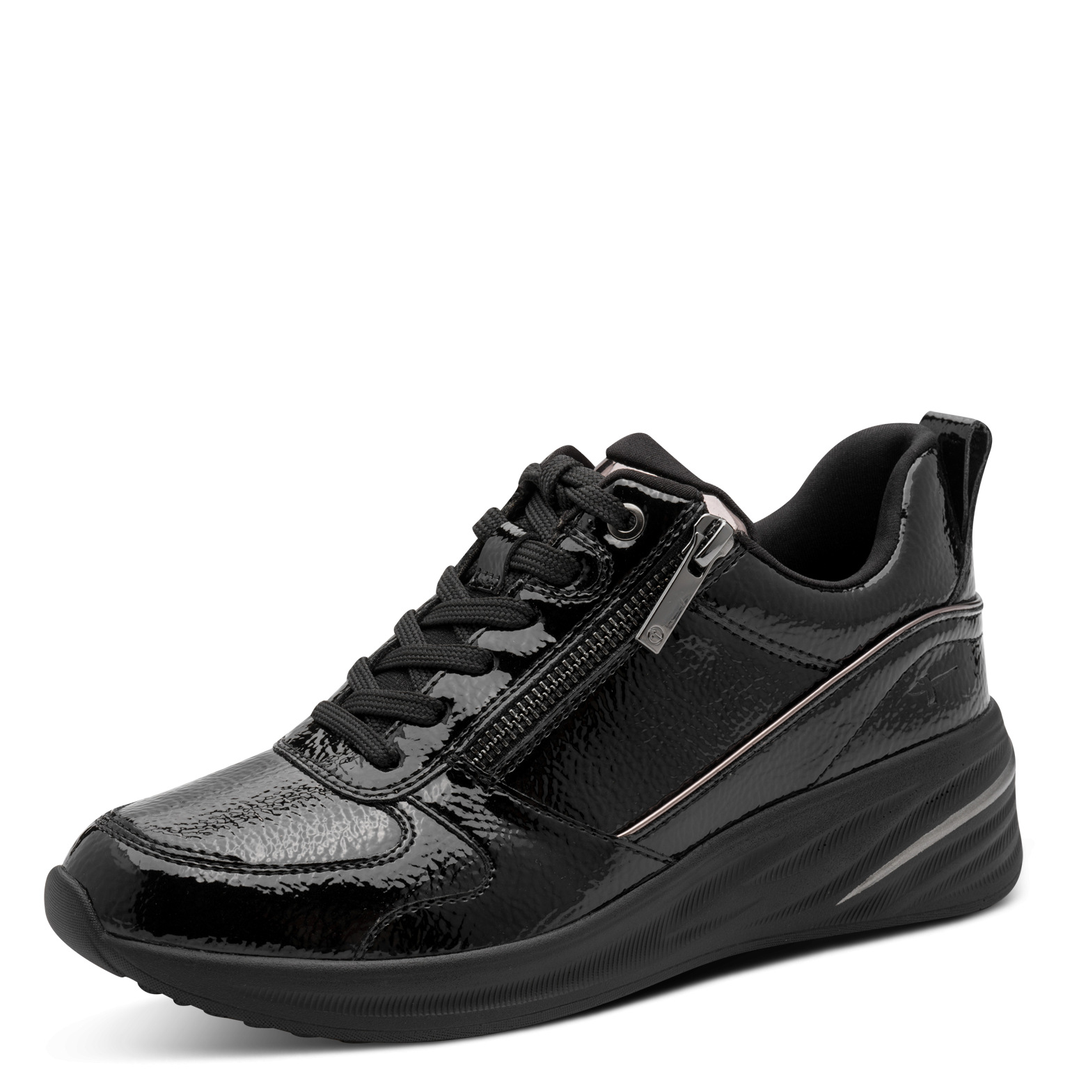 Γυναικεία sneakers Tamaris 1-23754-45-018 Black patent 3 Γυναικεία sneakers Tamaris 1-23754-45-018 Black patent - Image 3