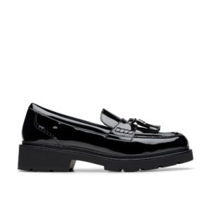 Γυναικεία loafers Clarks Lauryl Tassel Black patent