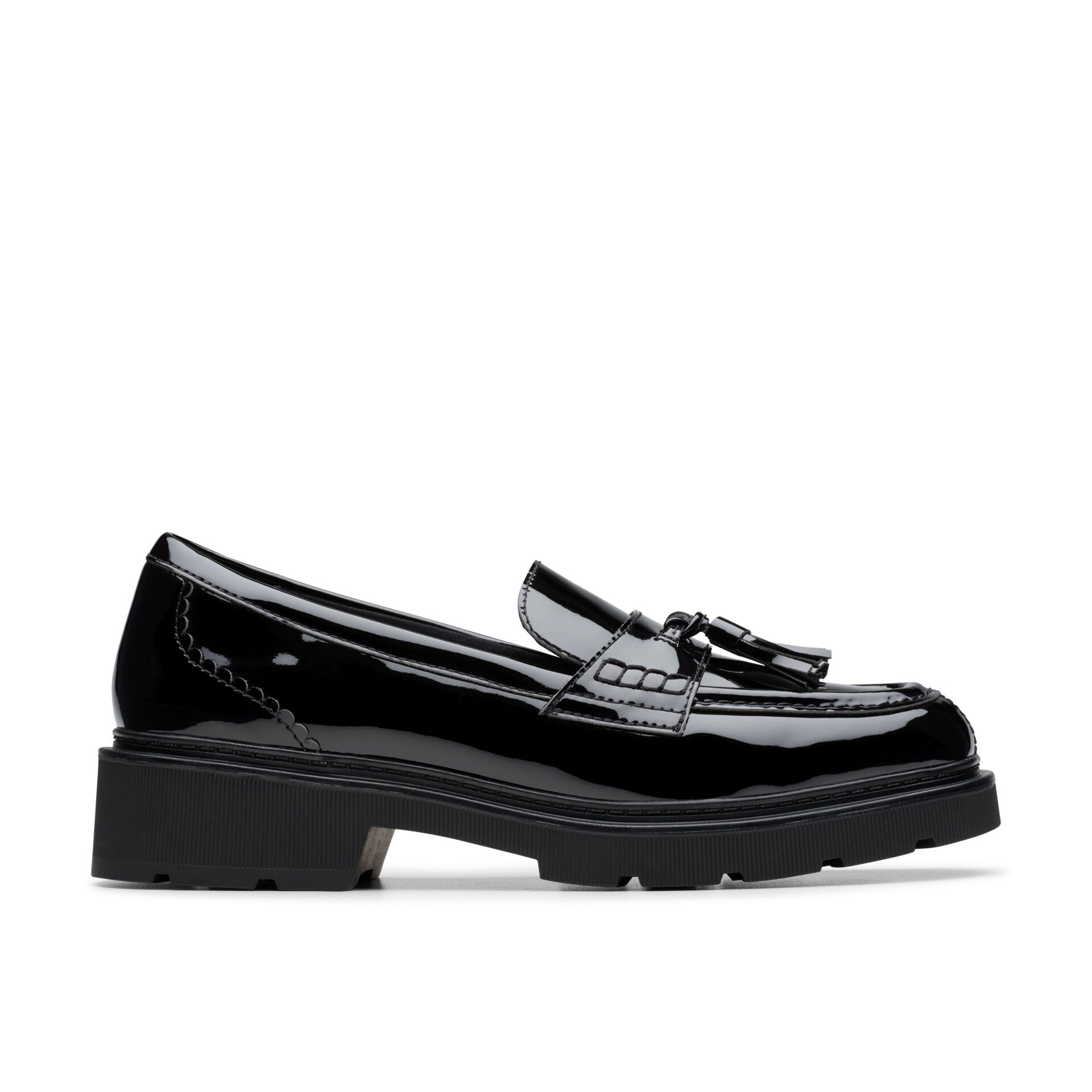 Γυναικεία loafers Clarks Lauryl Tassel Black patent 1 Γυναικεία loafers Clarks Lauryl Tassel Black patent