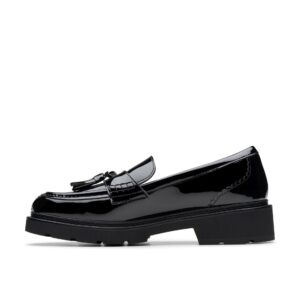 Γυναικεία loafers Clarks Lauryl Tassel Black patent