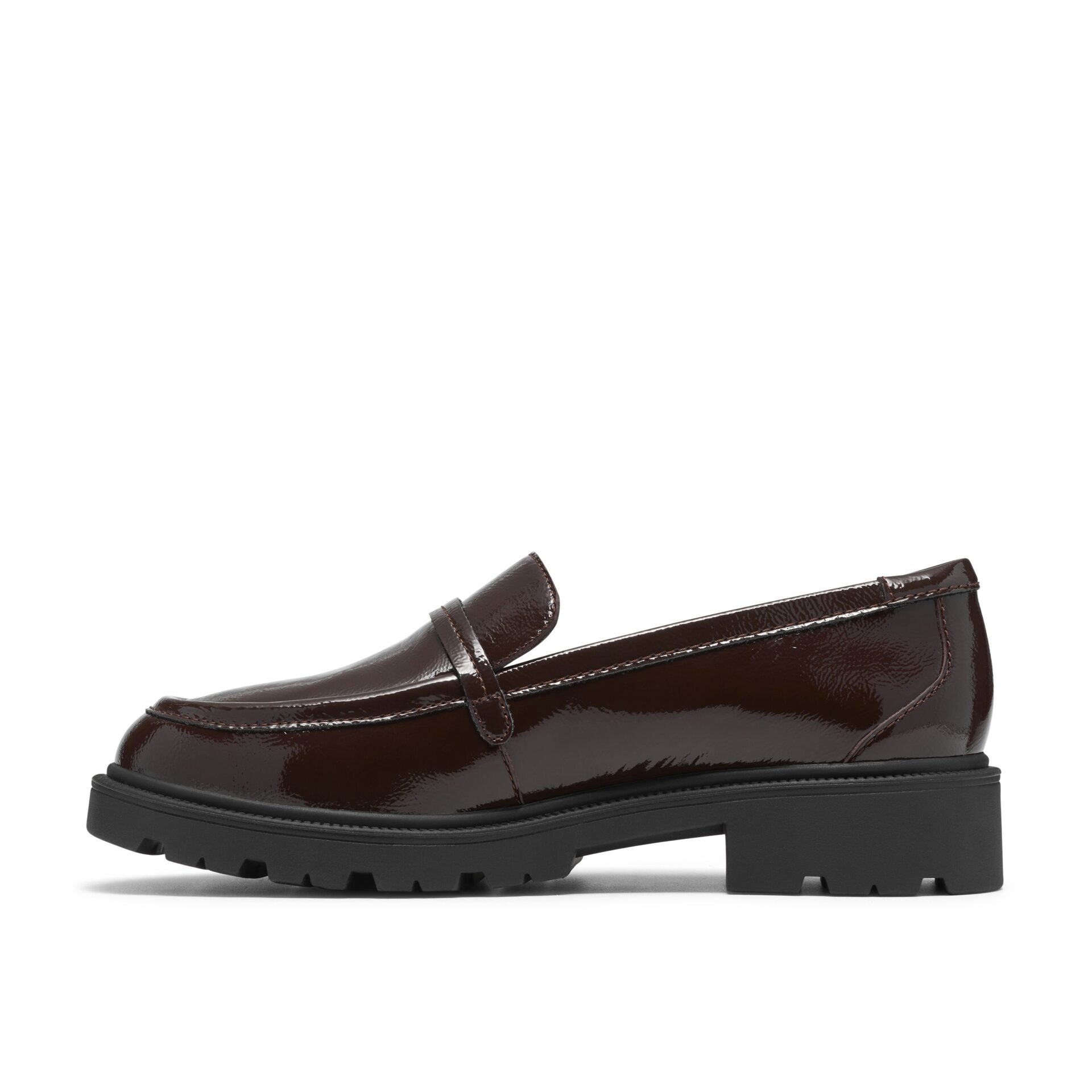 Γυναικεία loafers Clarks Code L step Dark brown patent 2 Γυναικεία loafers Clarks Code L step Dark brown patent - Image 2