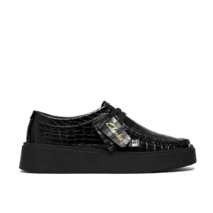 Γυναικεία loafers Clarks Torview W Black croco